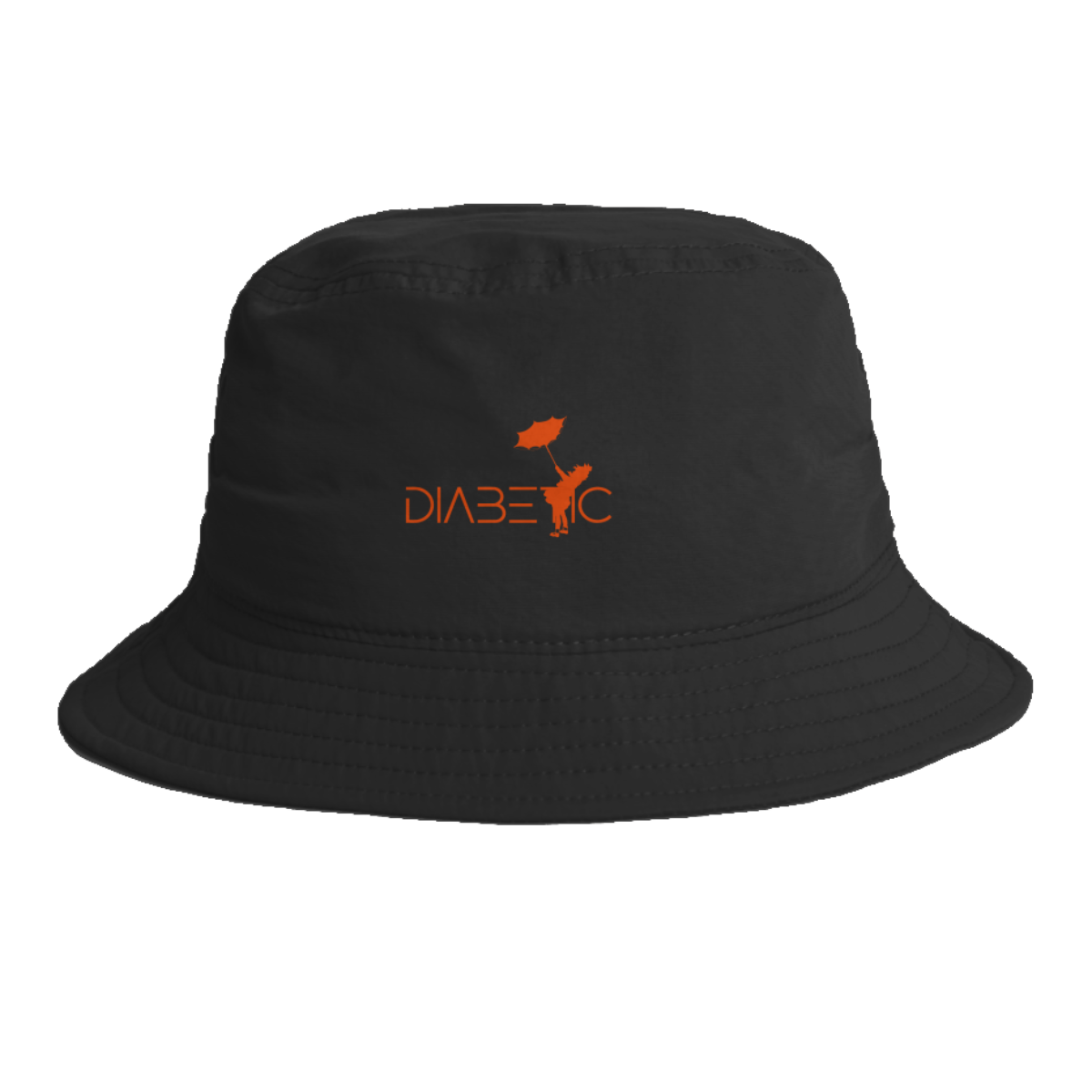 Nylon Bucket Hat/LGB /DIABETIC Orange